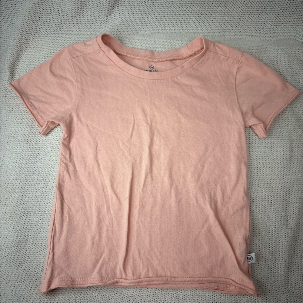 The Honest Baby Clothing Organic Cotton T-Shirt, Peach Basic Tee